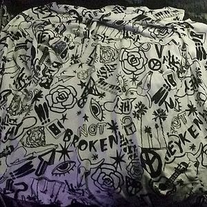 Graffiti Button Shirt